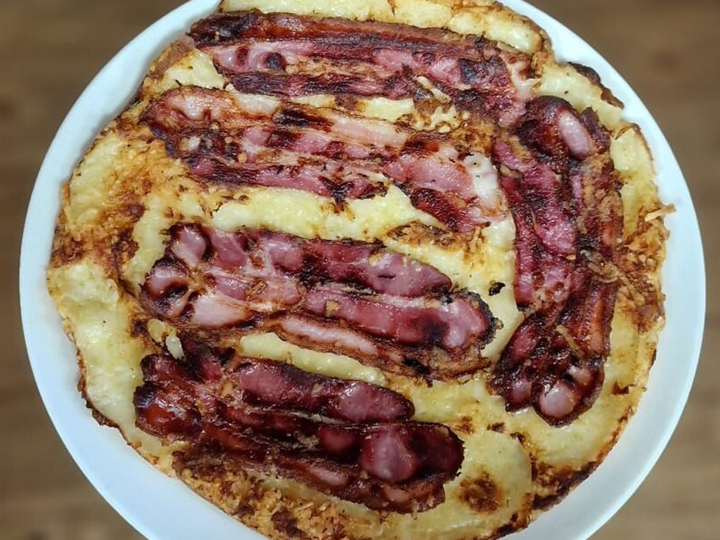 Pannenkoek Spek en Kaas